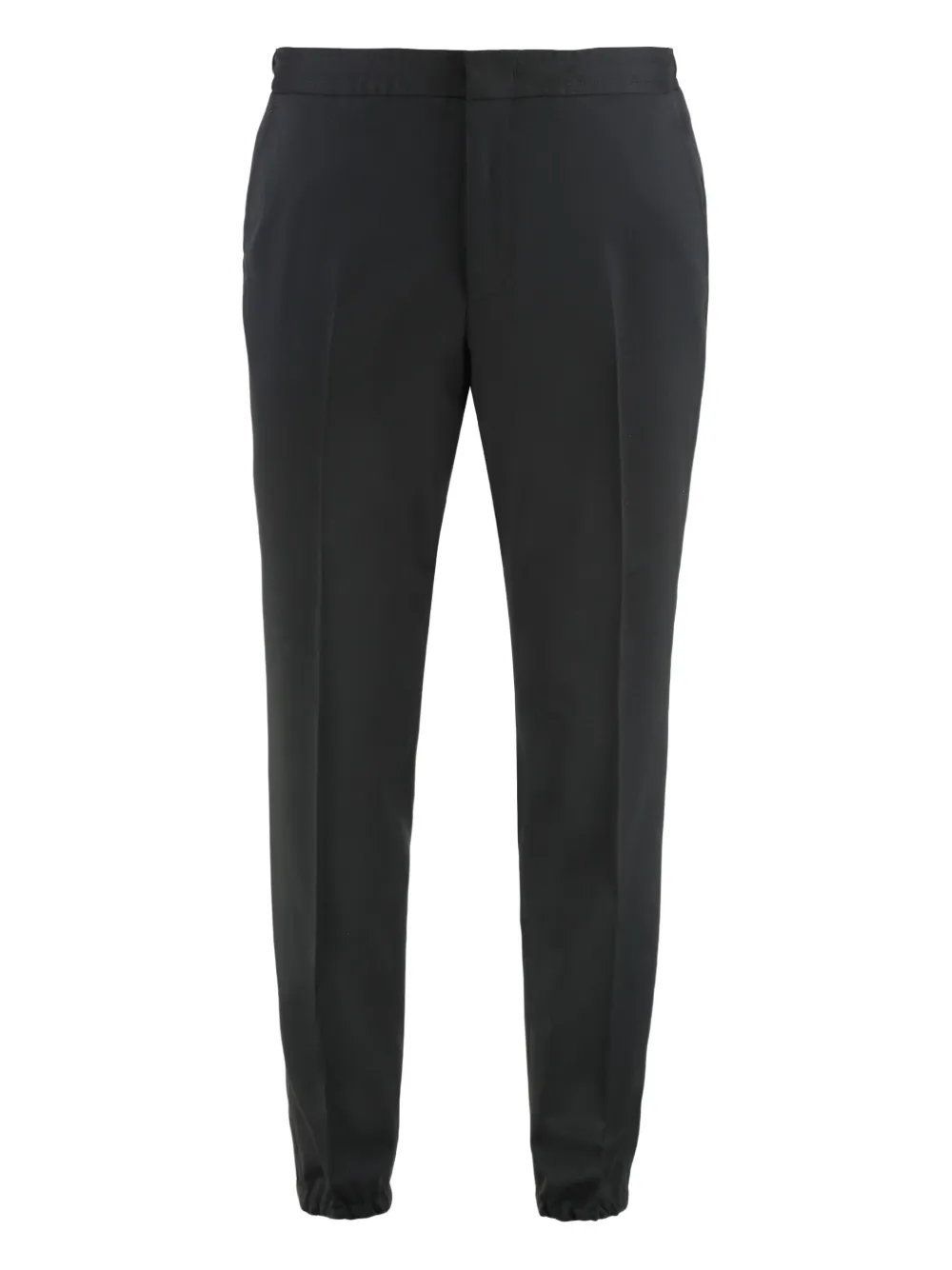 Zegna pressed-crease trousers - ブラック