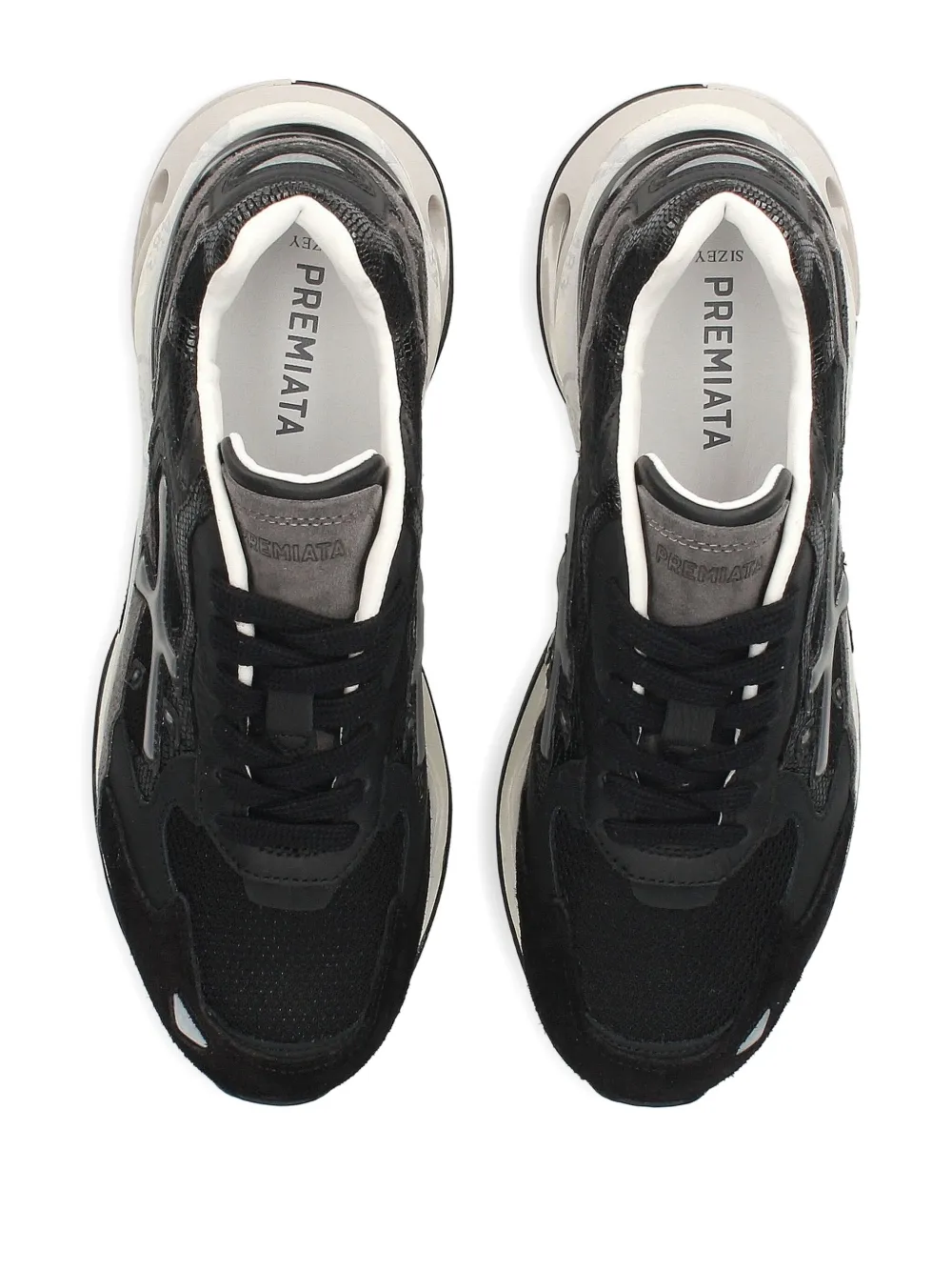 Premiata Sharkyd 429 sneakers Zwart