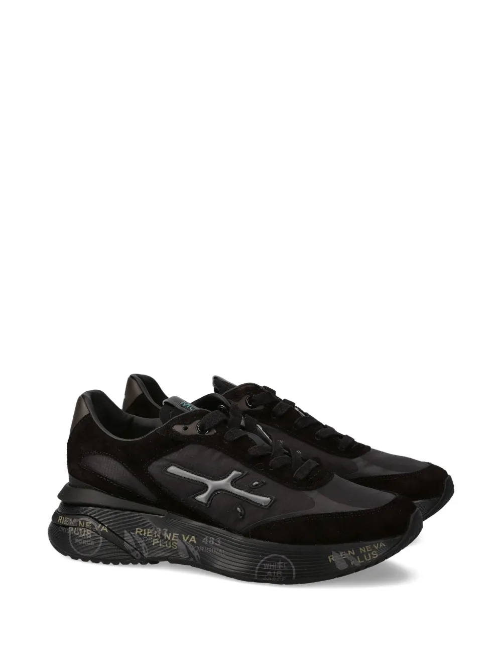 Premiata Moerund 7795 sneakers met logoprint - Zwart