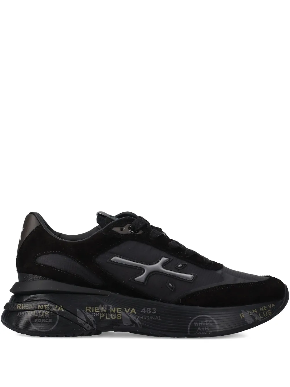Premiata Moerund 7795 logo-print sneakers - ブラック