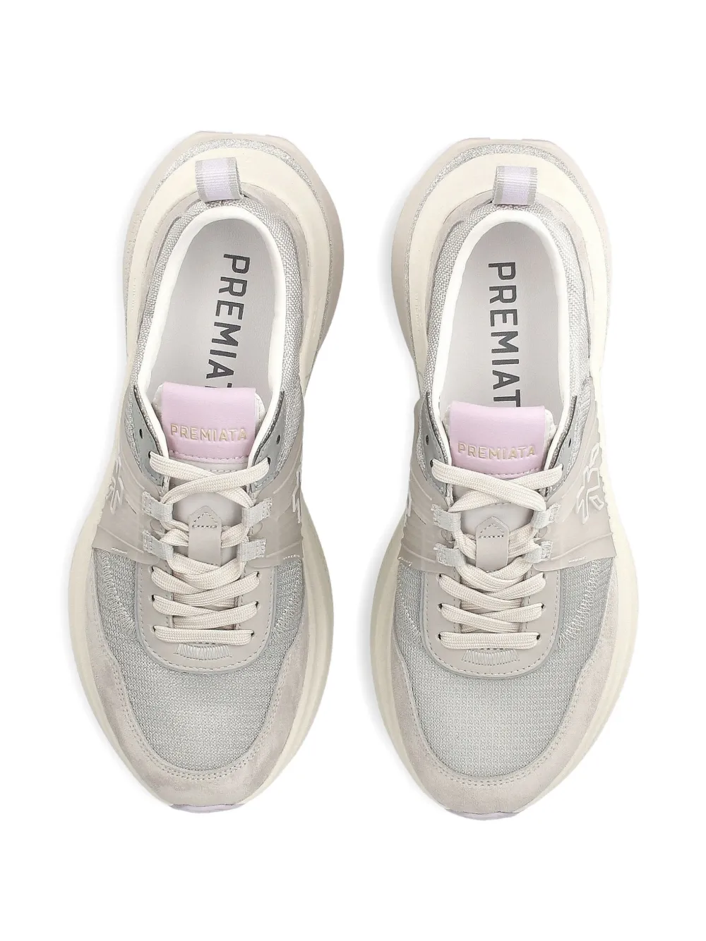 Premiata Hill 7859 sneakers met logodetail Grijs
