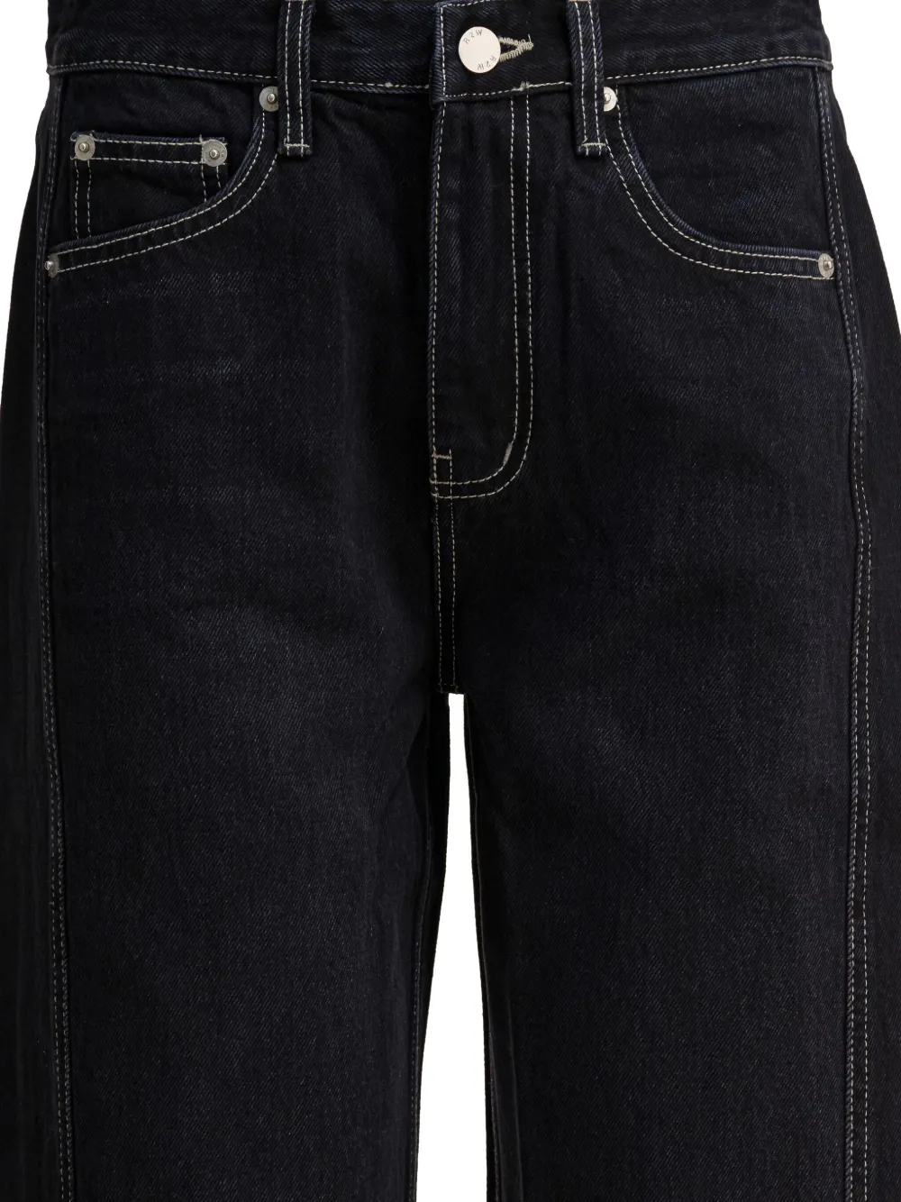  R2w Contrast-stitching Jeans - Black 
