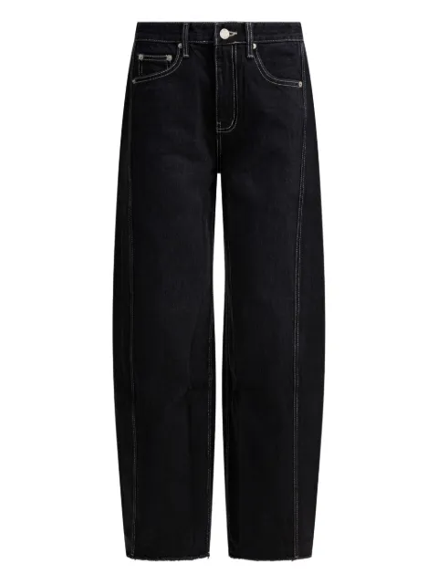 R2W contrast-stitching jeans
