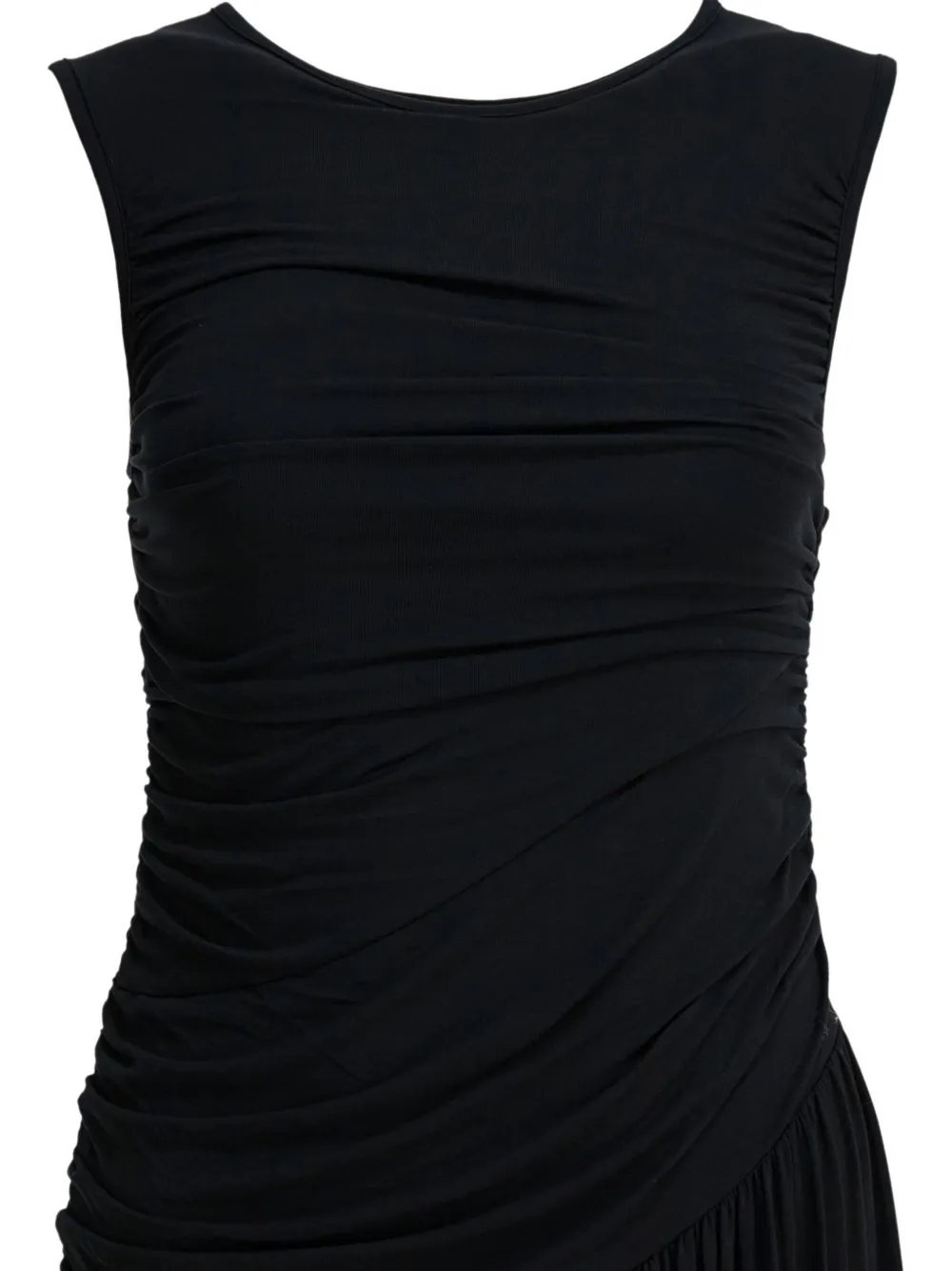  R2w Ruched Maxi Dress - Black 