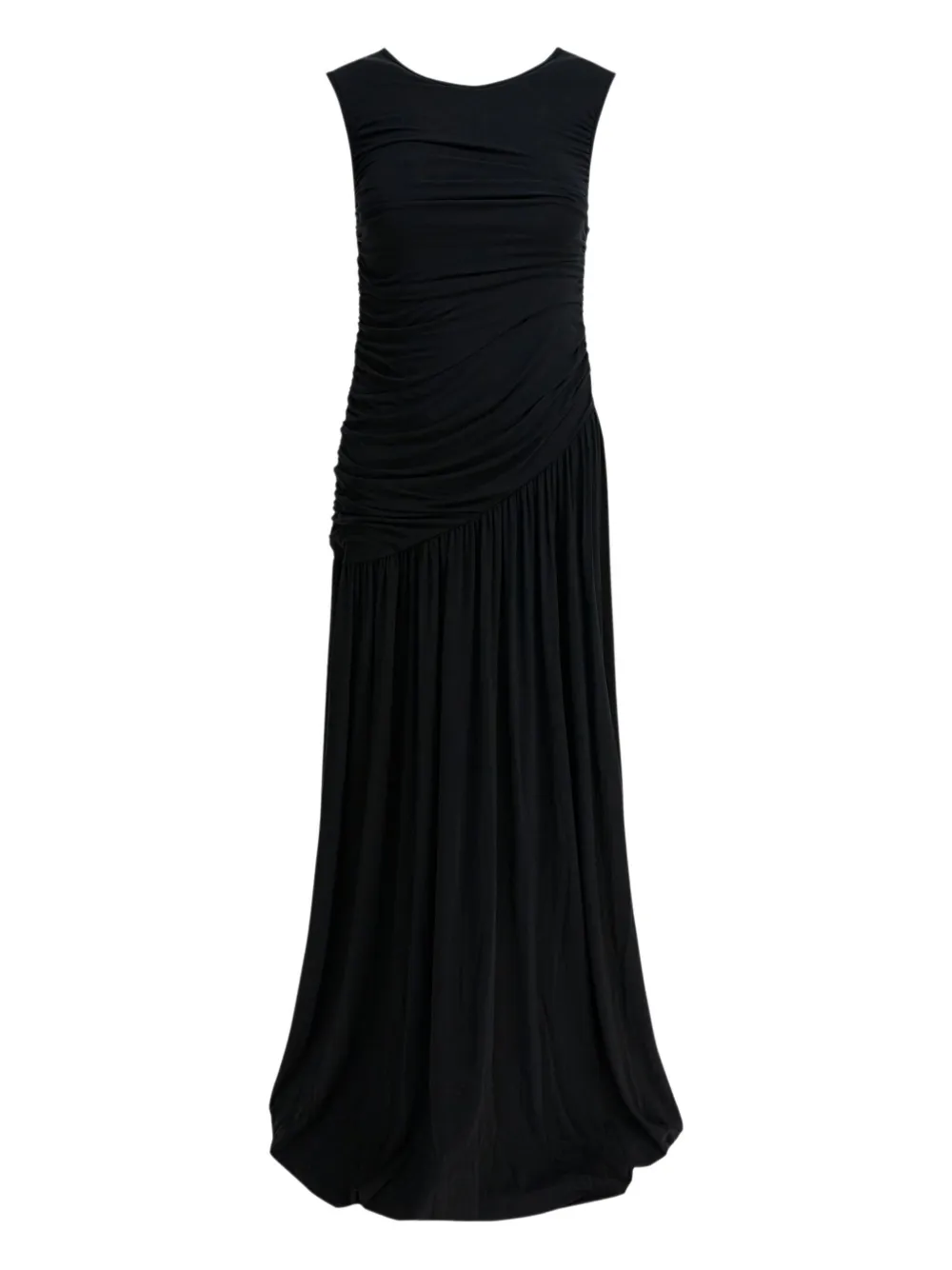 R2W ruched maxi dress | Black | Image 1