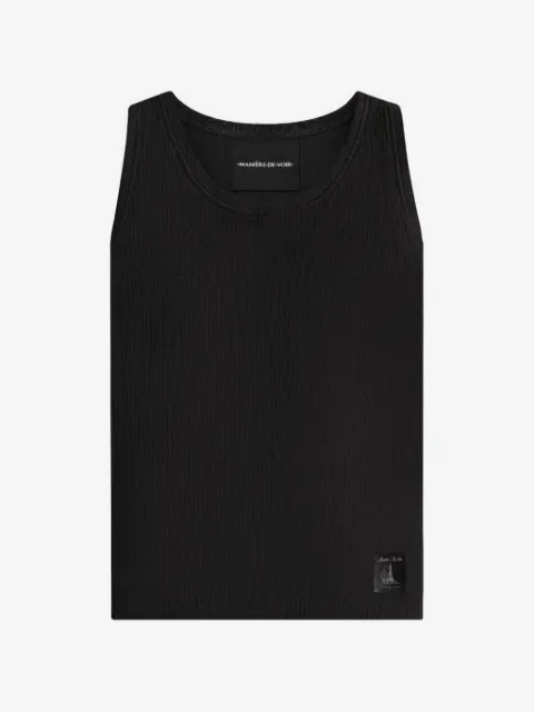 Manière De Voir VS001 ribbed cotton vest