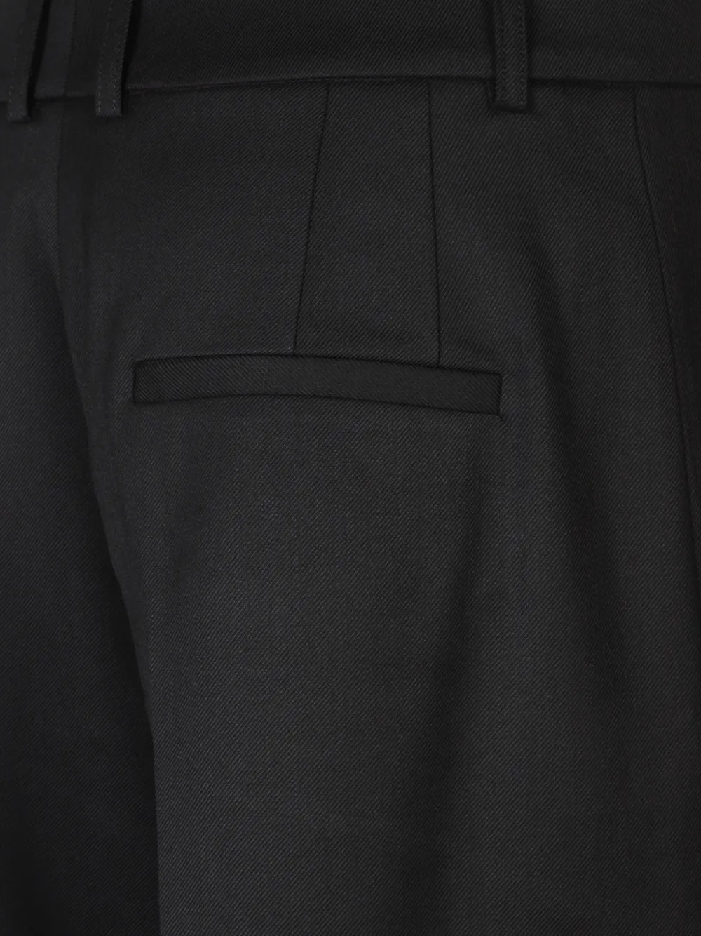 The Frankie Shop Broek met riemlussen Zwart