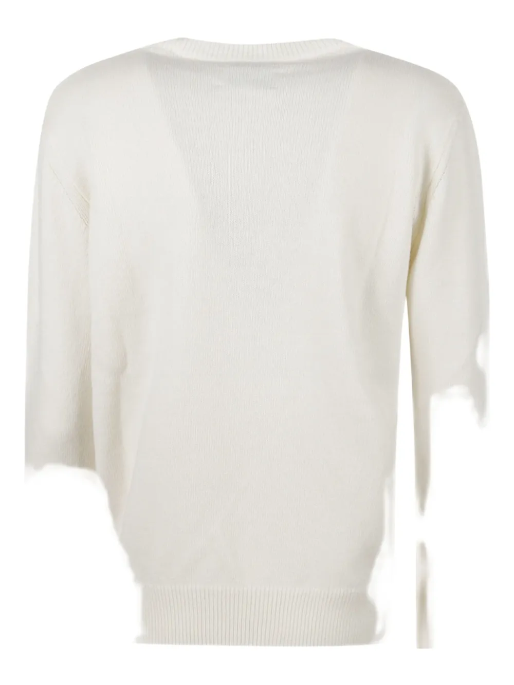 Mc2 Saint Barth Crew-neck Graphic Sweater In Neutral