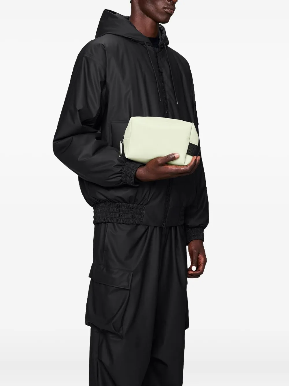 Rains Small Waterproof Wash Bag In White