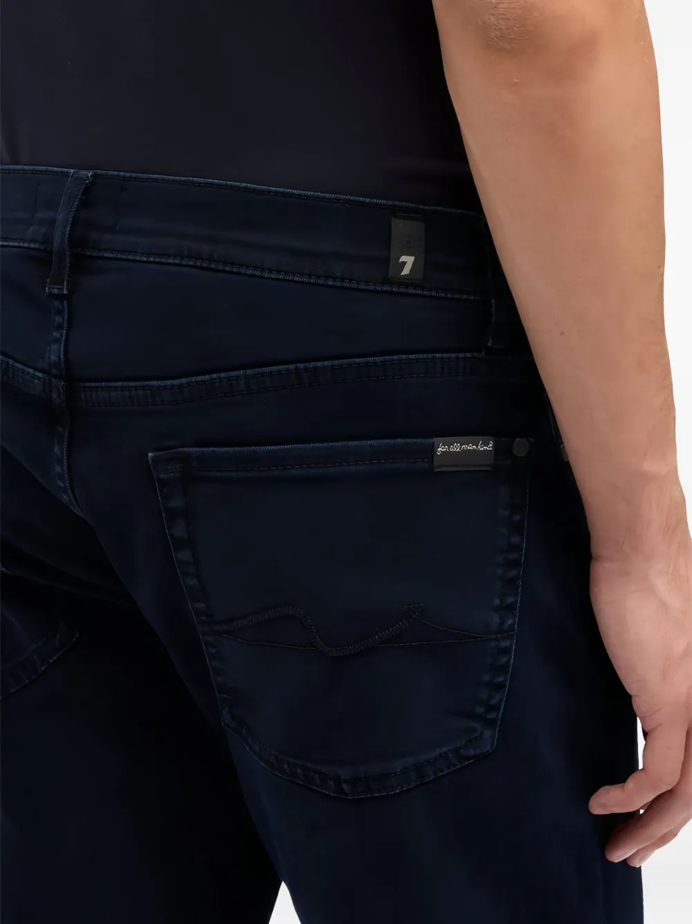 7 For All Mankind Jeans met vijf zakken Blauw