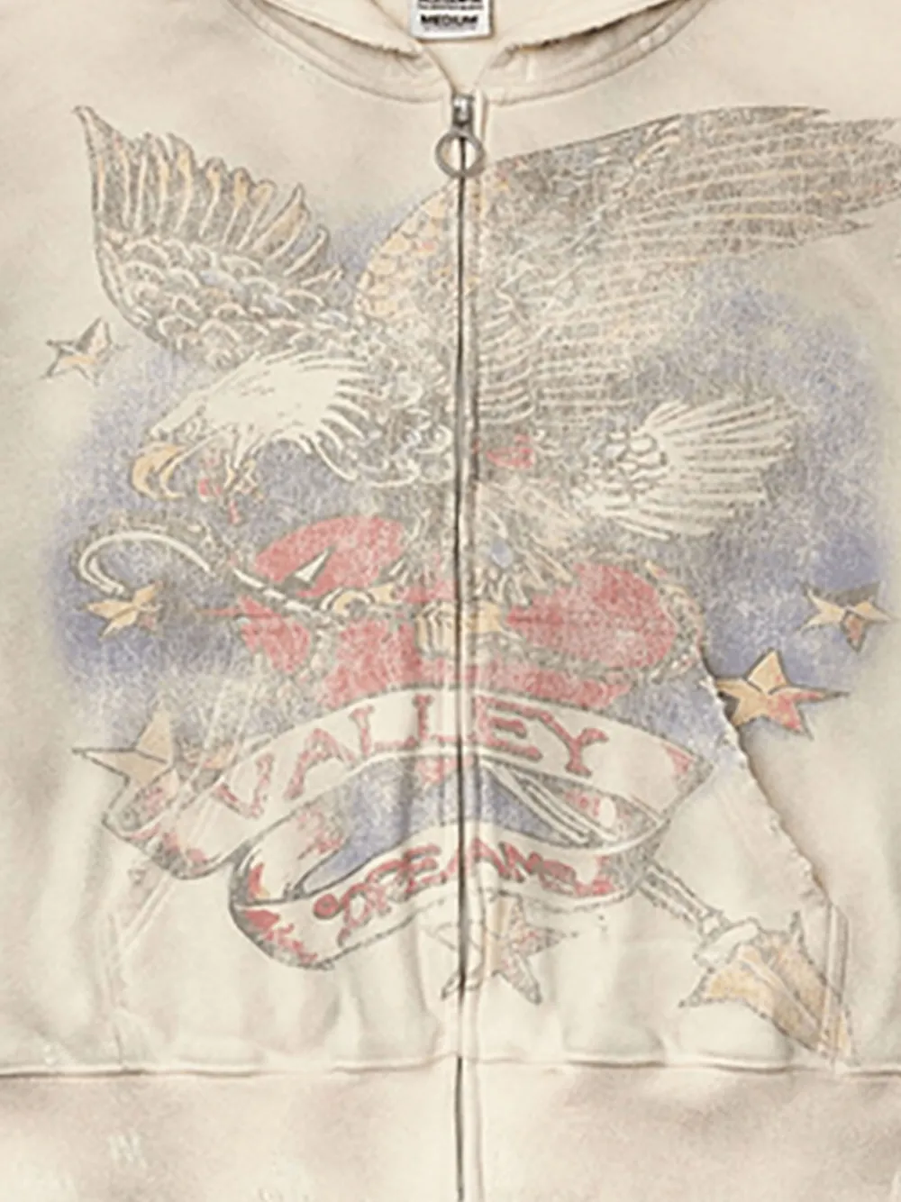 Vale Nostalgia Zip-up Hoodie In Neutral