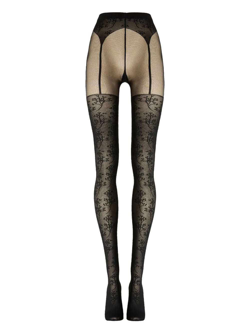 Wolford collants à fleurs | noir | Image 1