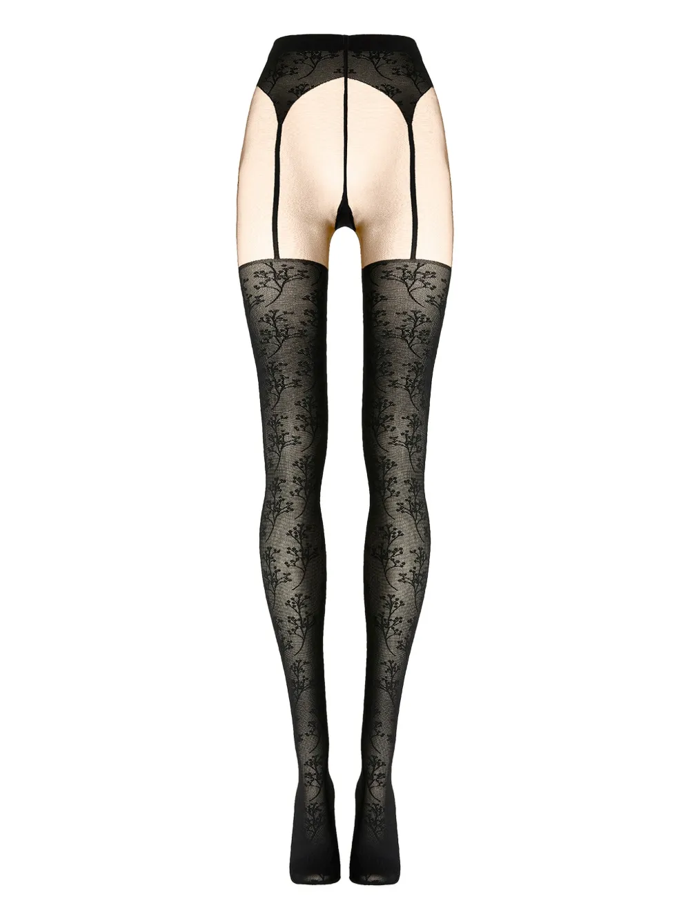 Wolford passion flower tights - Schwarz