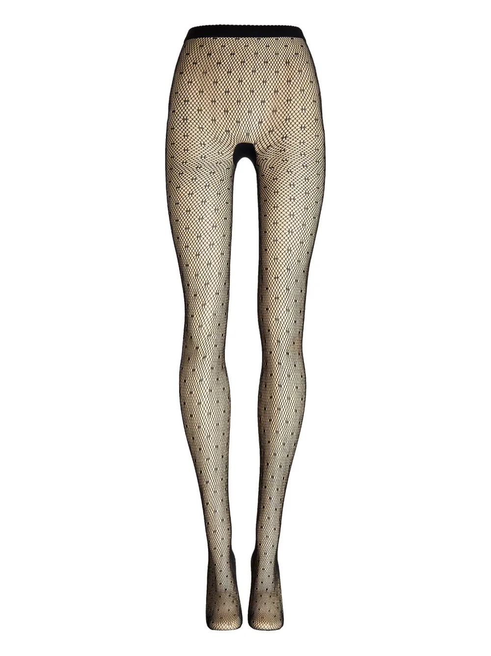 Wolford Gepunktete Strumpfhose - Schwarz