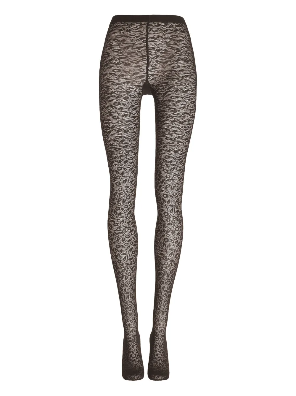Wolford bouquet floral tights - Braun
