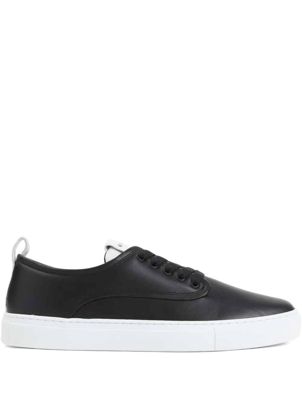 Givenchy leather lace-up sneakers - ブラック
