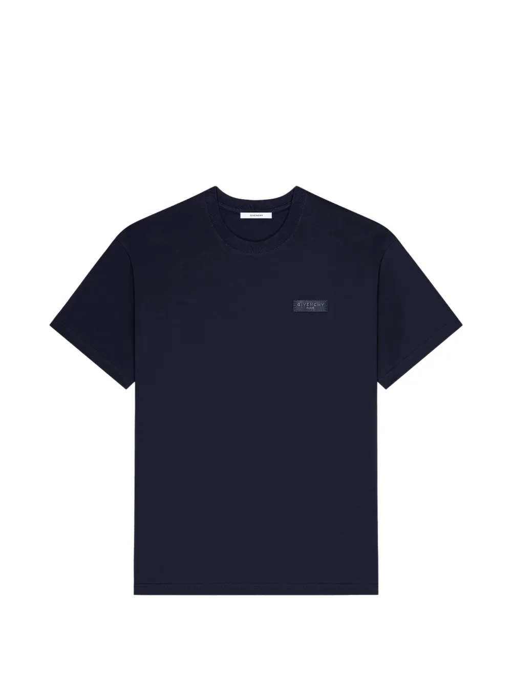 Givenchy T-shirt met logopatch Blauw