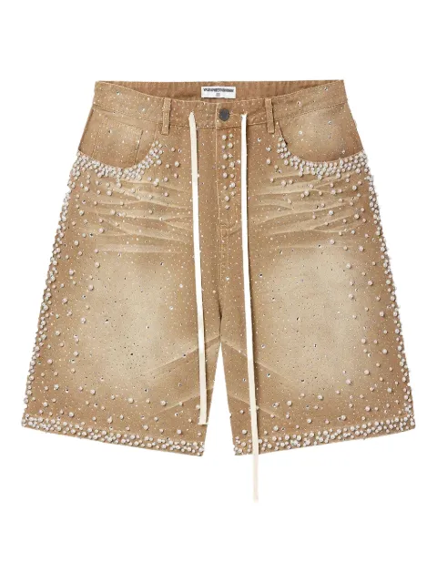 Vale faux pearl-embellished shorts
