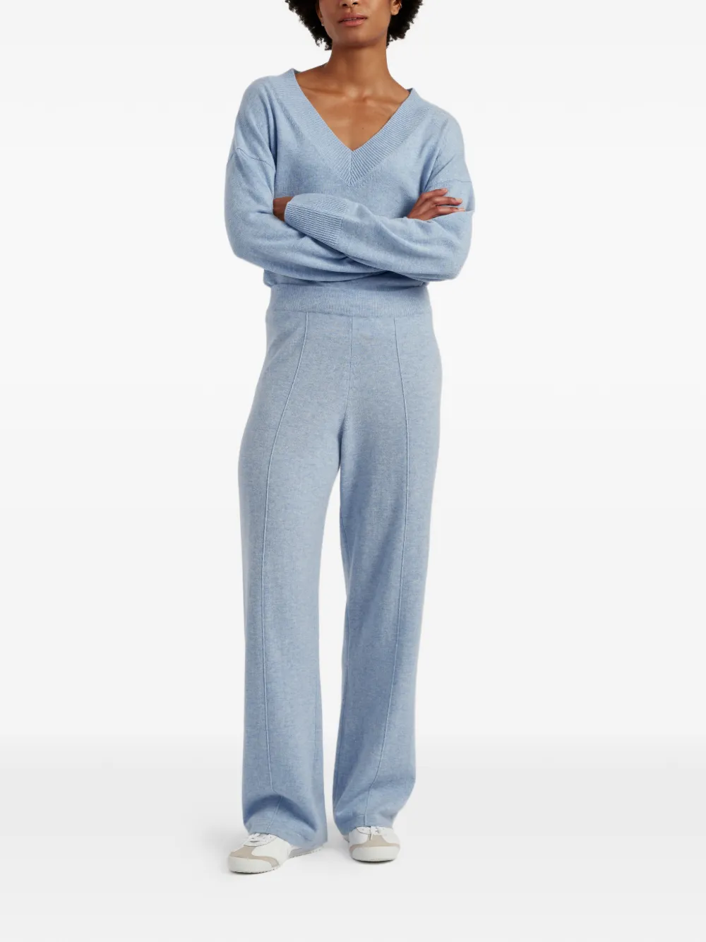 Chinti & Parker Trainingsbroek met wijde pijpen - Blauw