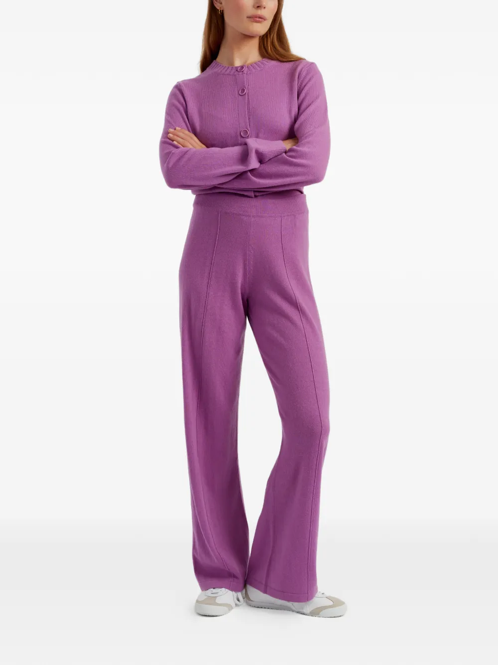 Chinti & Parker Trainingsbroek met wijde pijpen - Paars