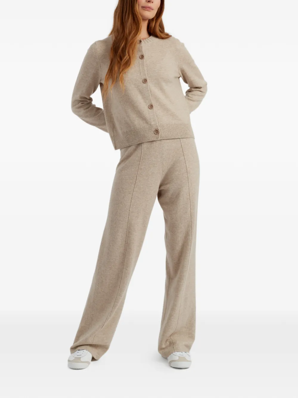  Chinti & Parker Crew-neck Cardigan - Neutrals 