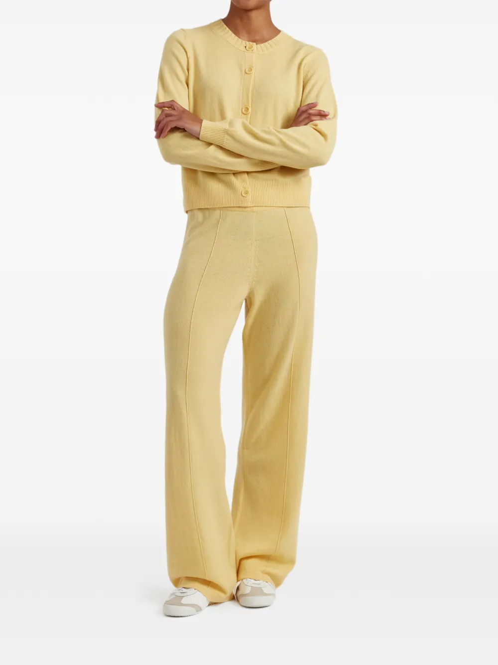 Chinti & Parker Trainingsbroek met wijde pijpen - Geel