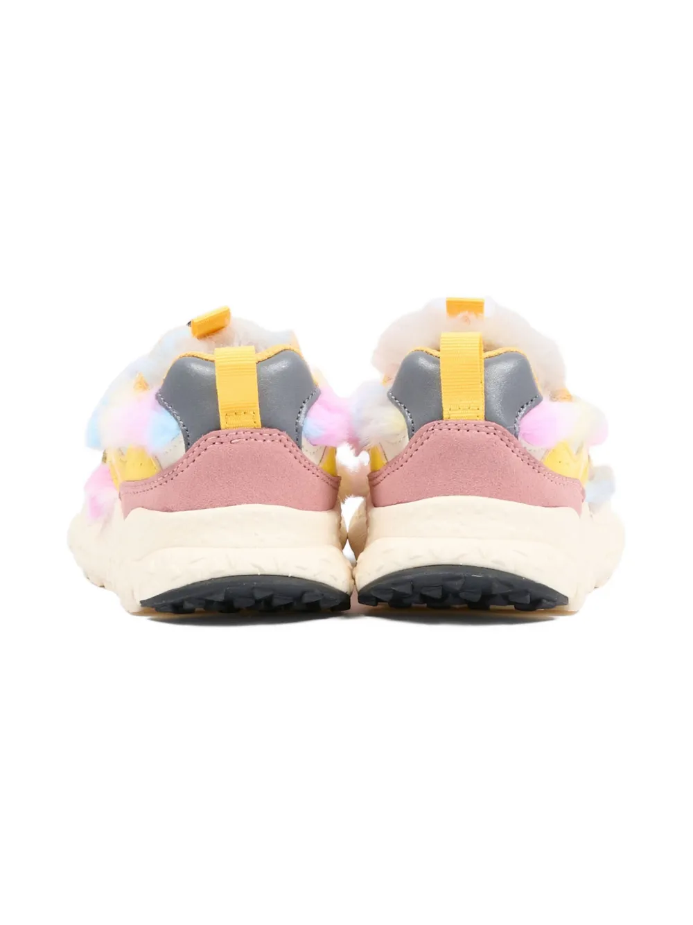 FLOWER MOUNTAIN KIDS x Naturino round-toe sneakers Roze