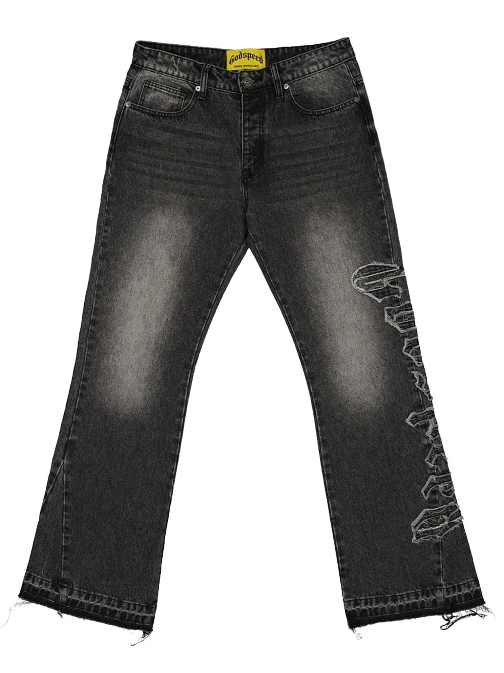 GODSPEED OG Logo flared jeans - Grijs