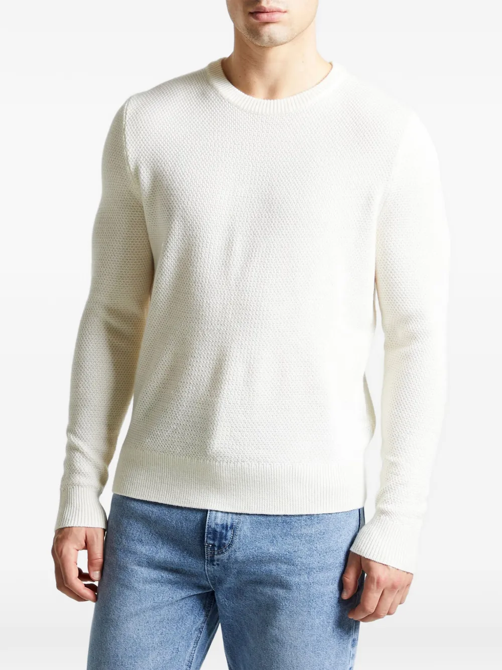 Gabin Textured Cream Sweater