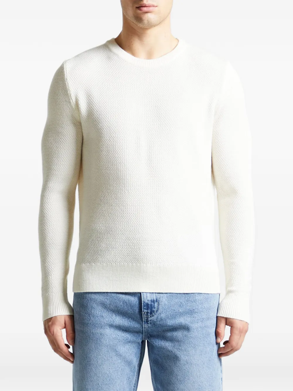 Gabin Textured Cream Sweater
