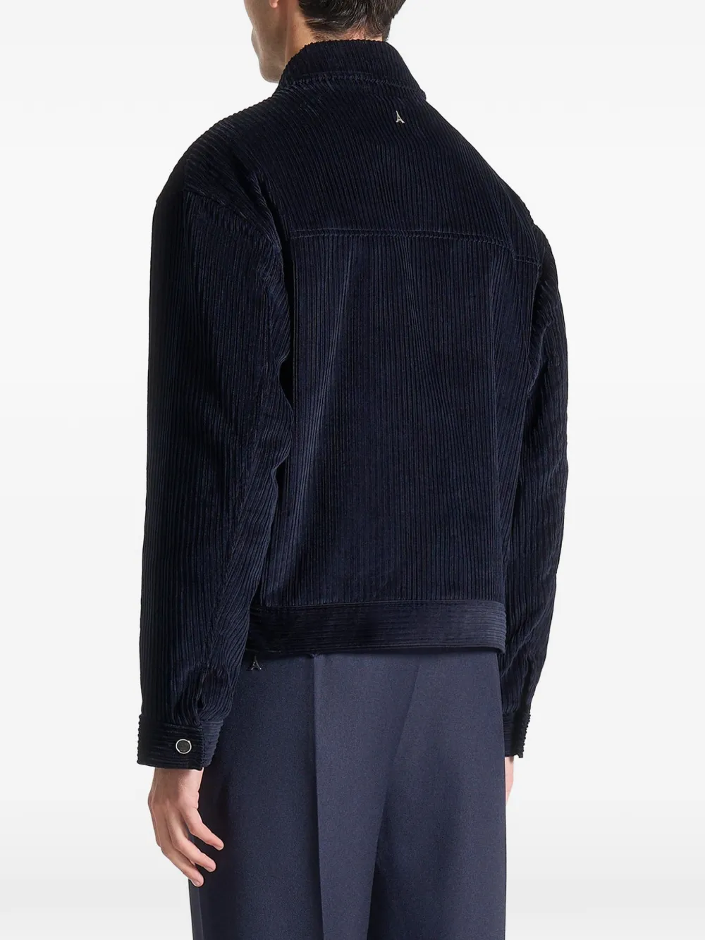 Manière De Voir corduroy jacket Blauw