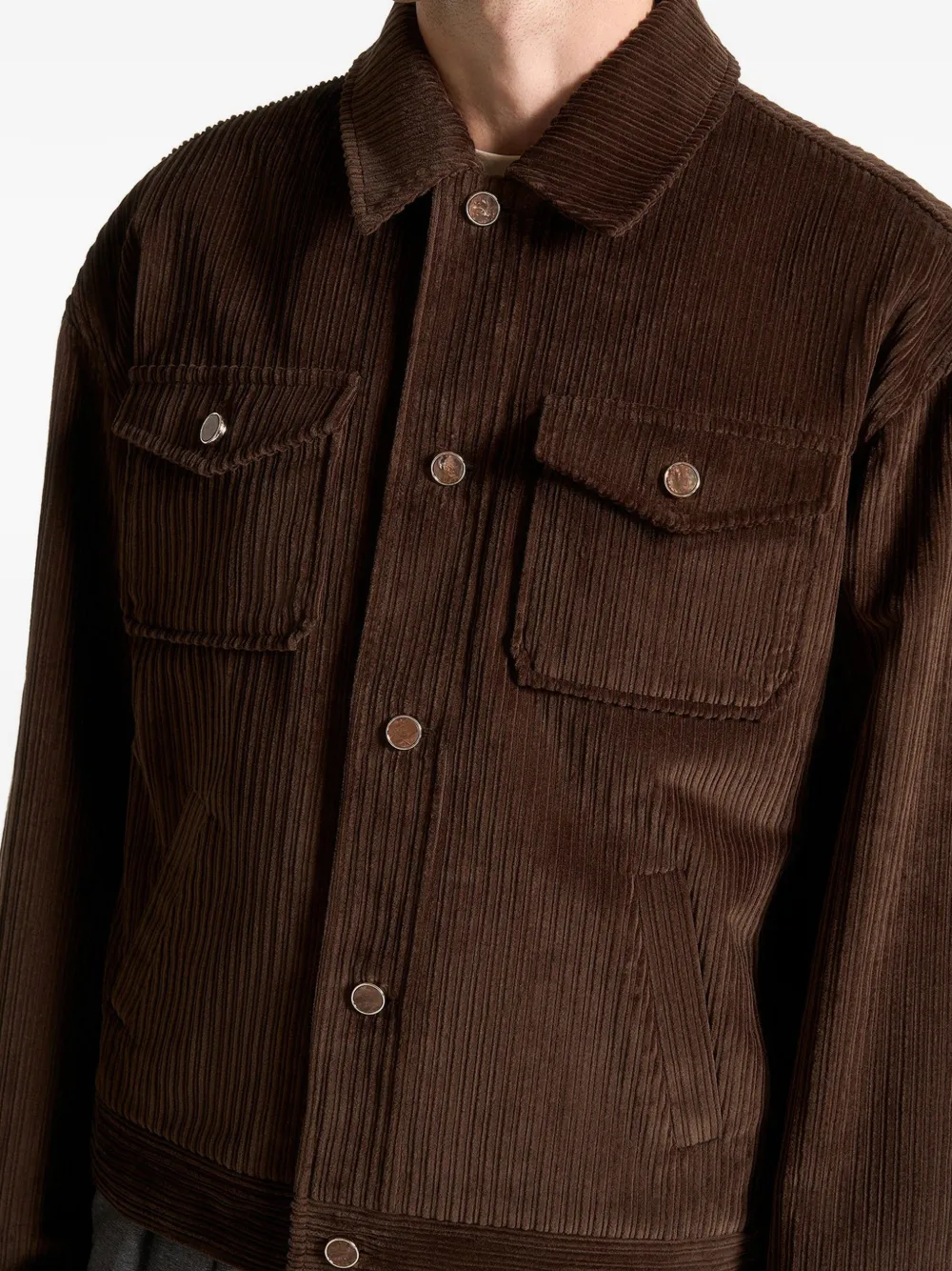 Manière De Voir corduroy jacket Bruin