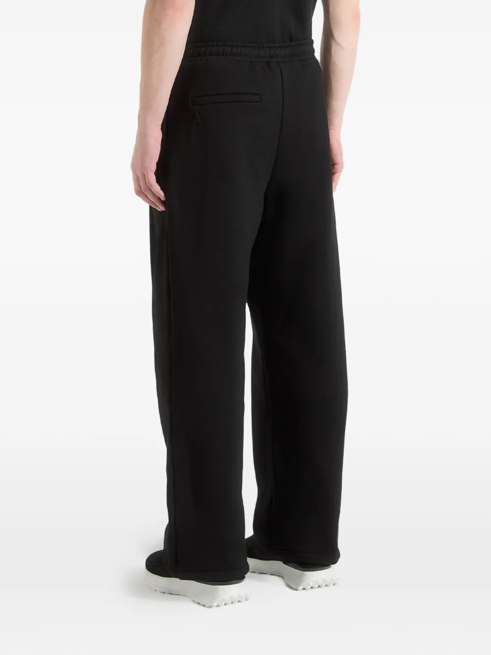 Manière De Voir Cyril pleated track pants Zwart