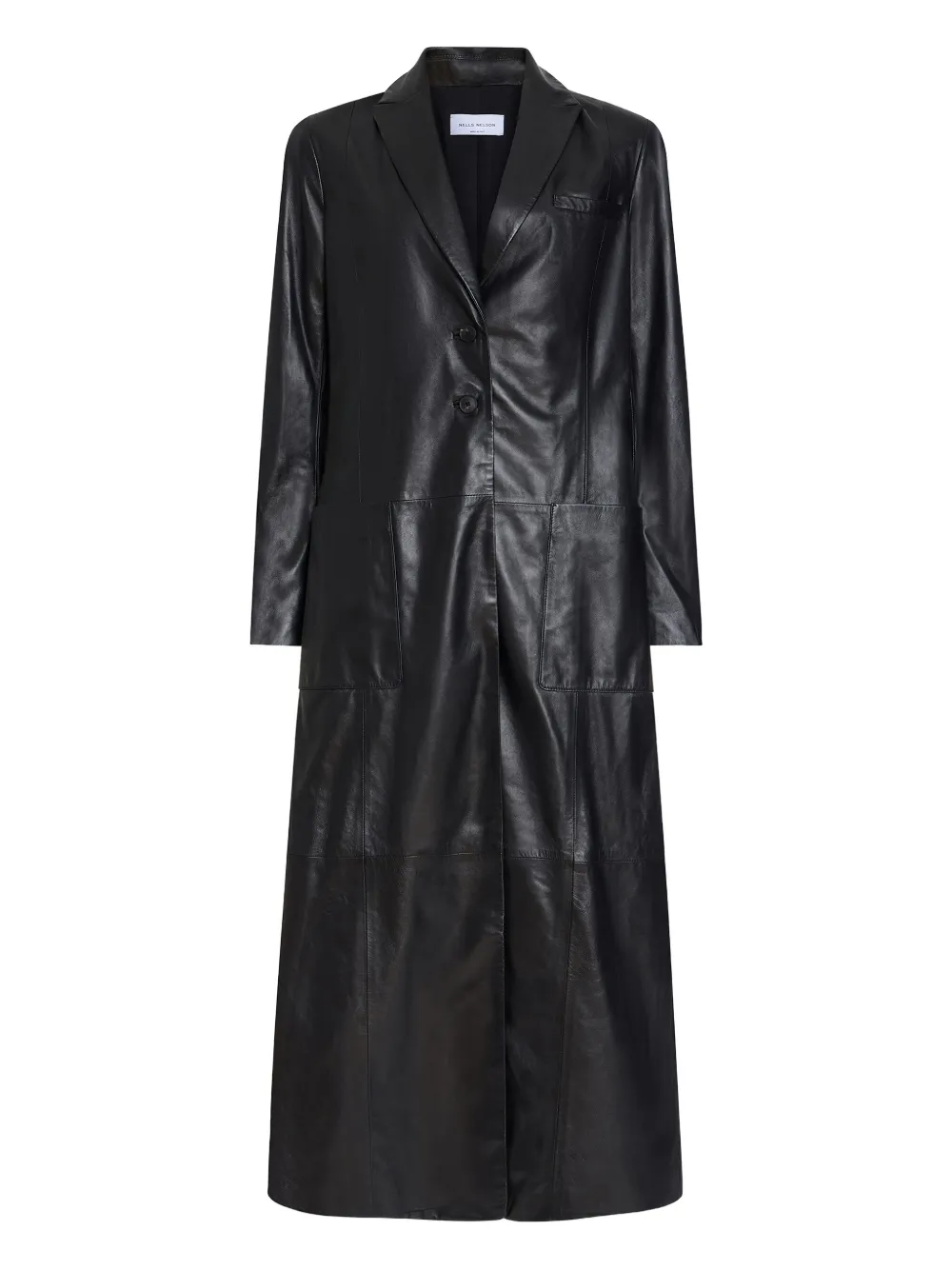 NELLS NELSON Delphine leather coat | Black | Image 1