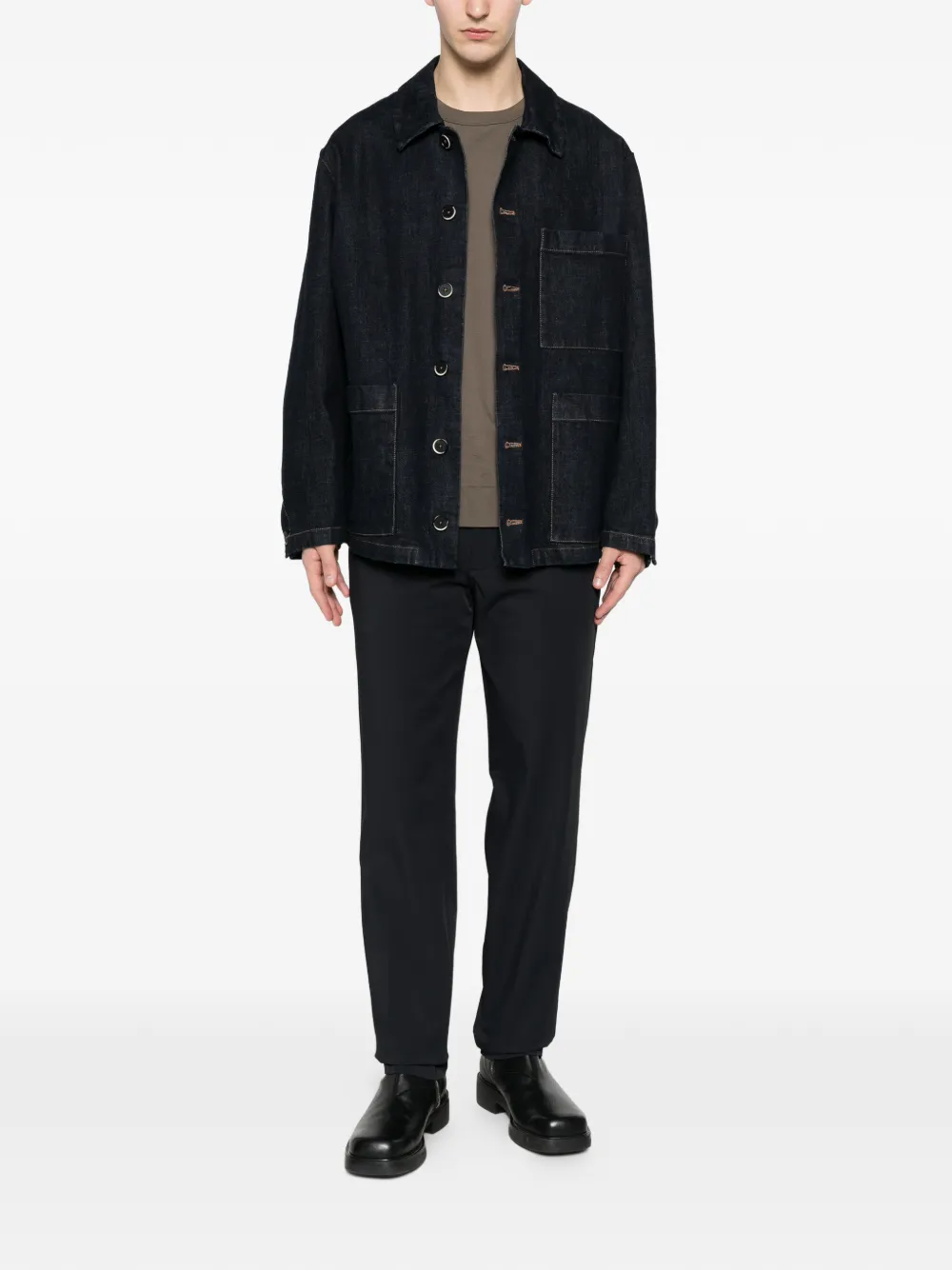 Emporio Armani Marineblauwe broek