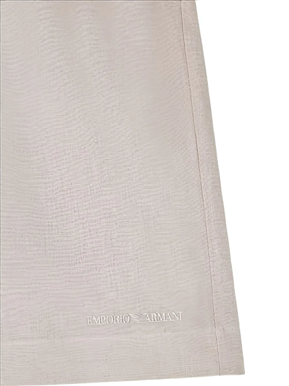 Emporio Armani Linnen shorts Beige