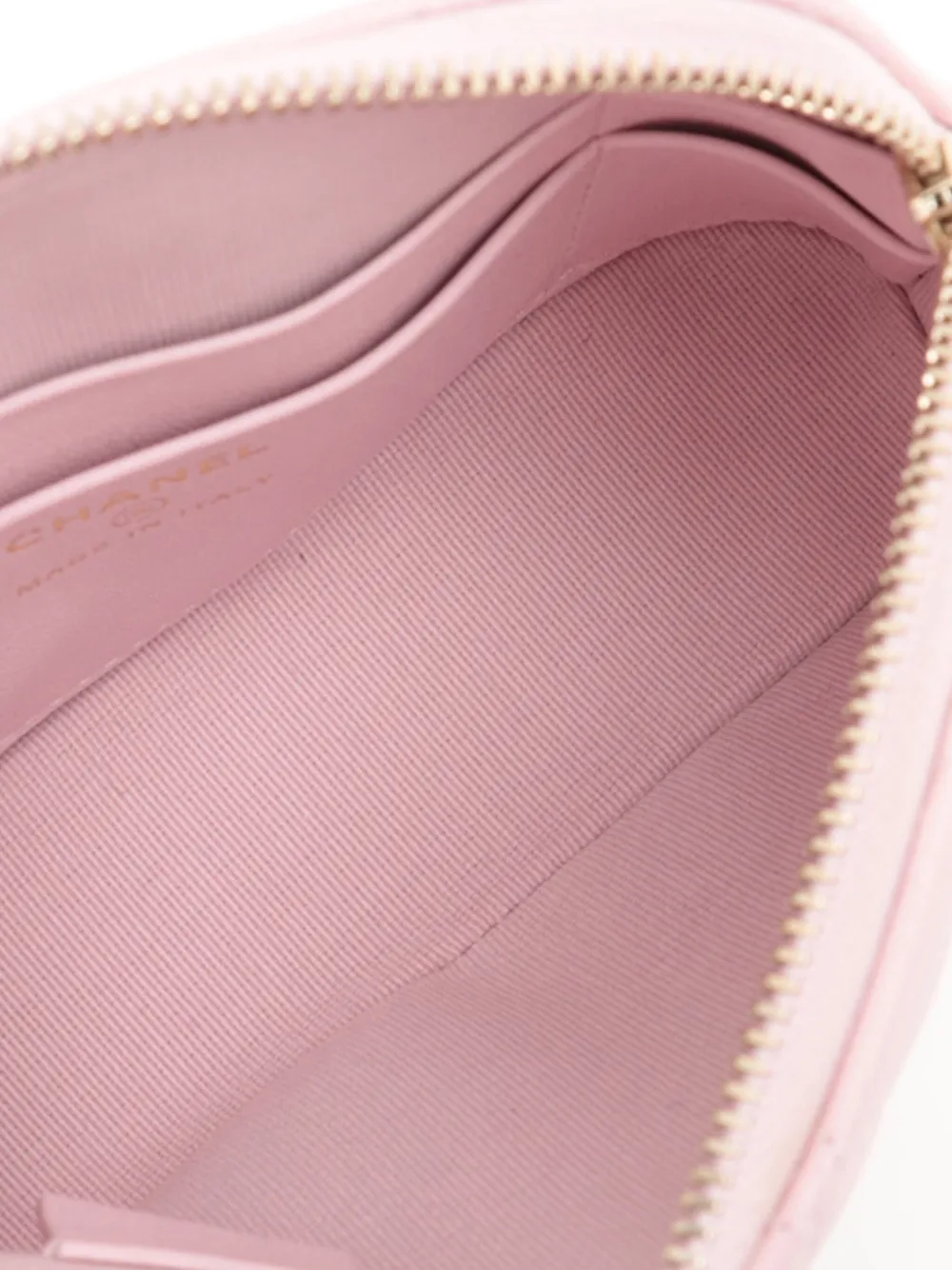 Pre-owned Chanel 2021-2025 Mini Cc Quilted Lambskin Dome Clutch With Chain Crossbody Bag In Pink