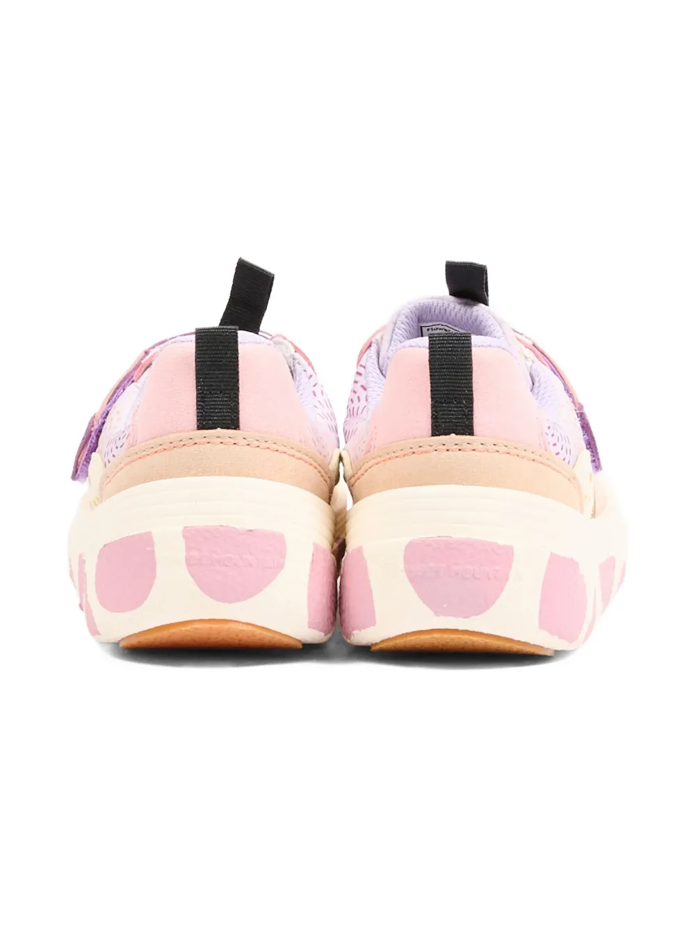 FLOWER MOUNTAIN KIDS x Naturino heart-detail sneakers Roze