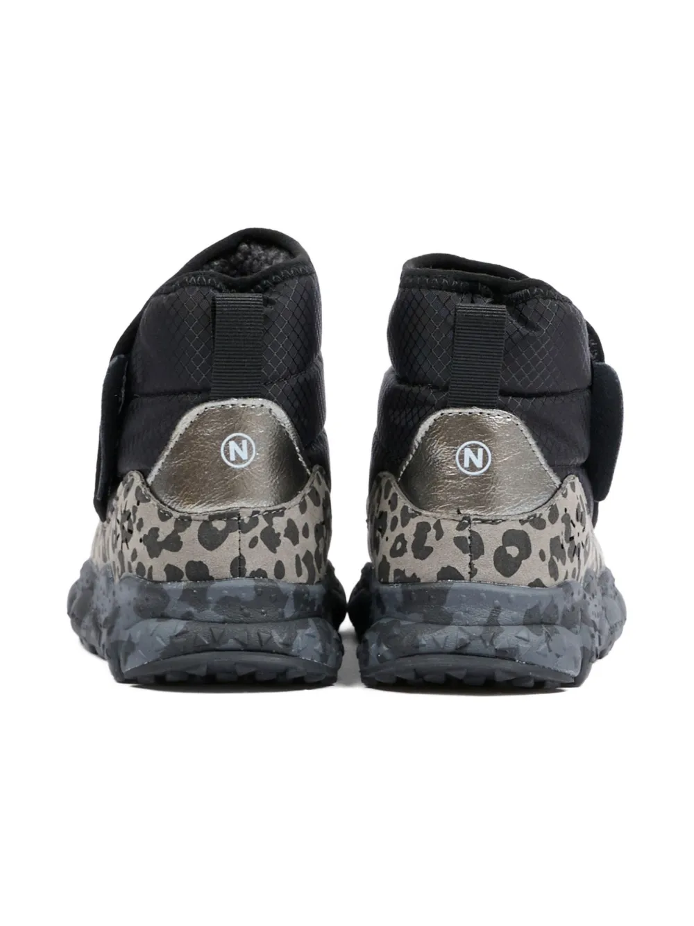 FLOWER MOUNTAIN KIDS x Naturino sneakers met ronde neus Zwart
