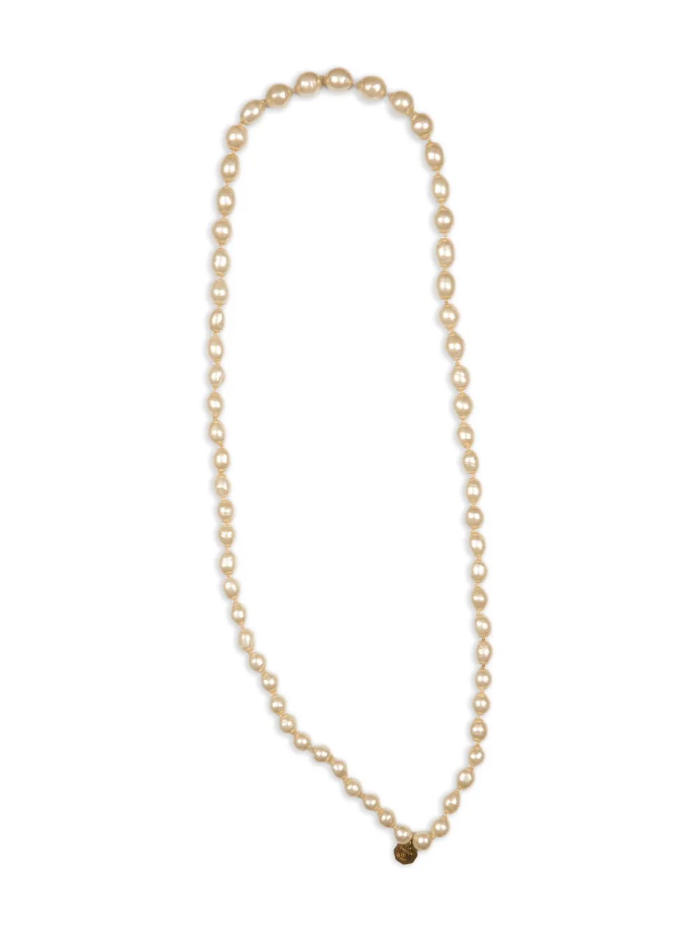 CHANEL Pre-Owned collar con perlas artificiales 1984 | neutro | Image 1