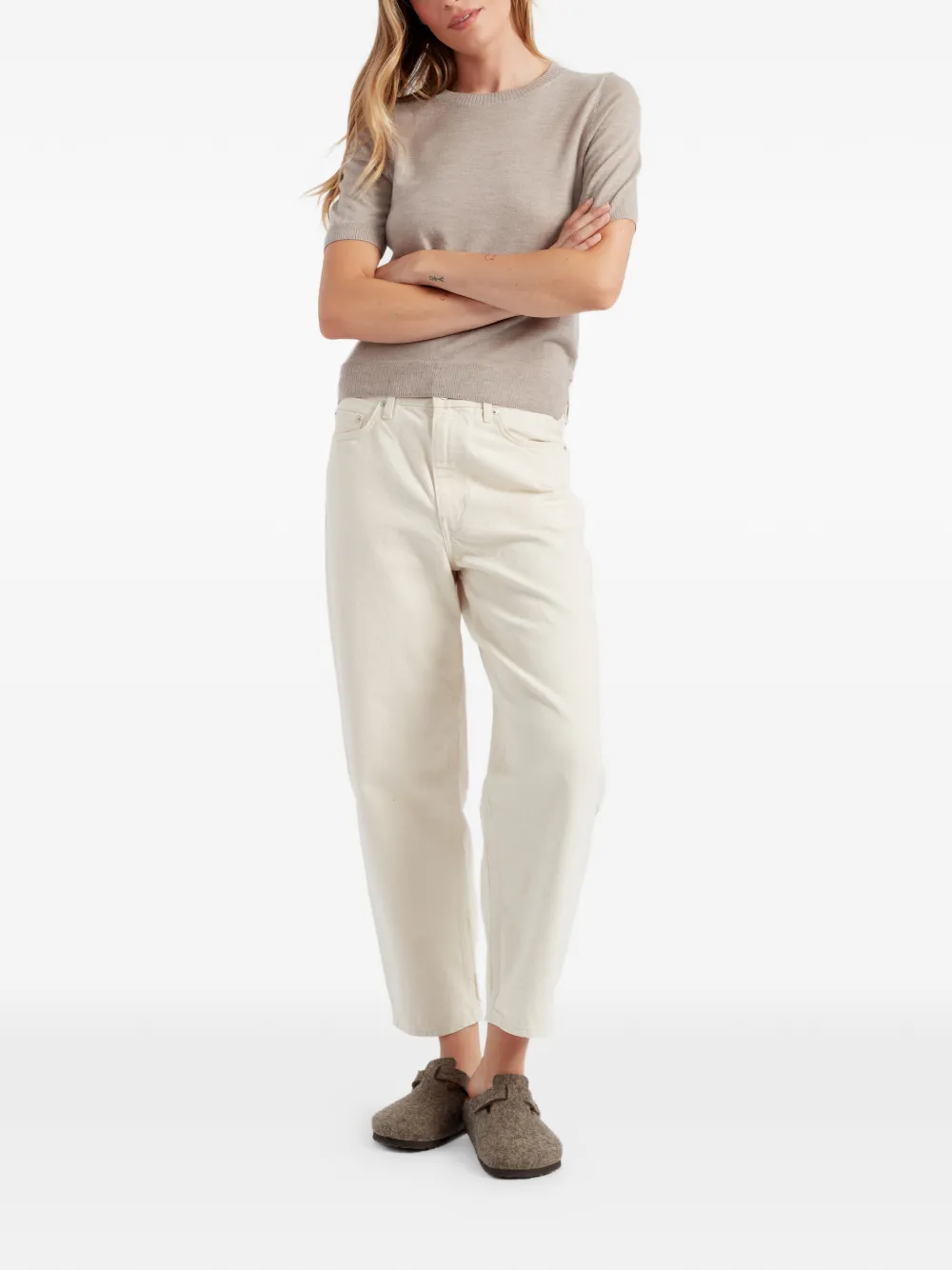  Chinti & Parker Merino T-shirt - Neutrals 