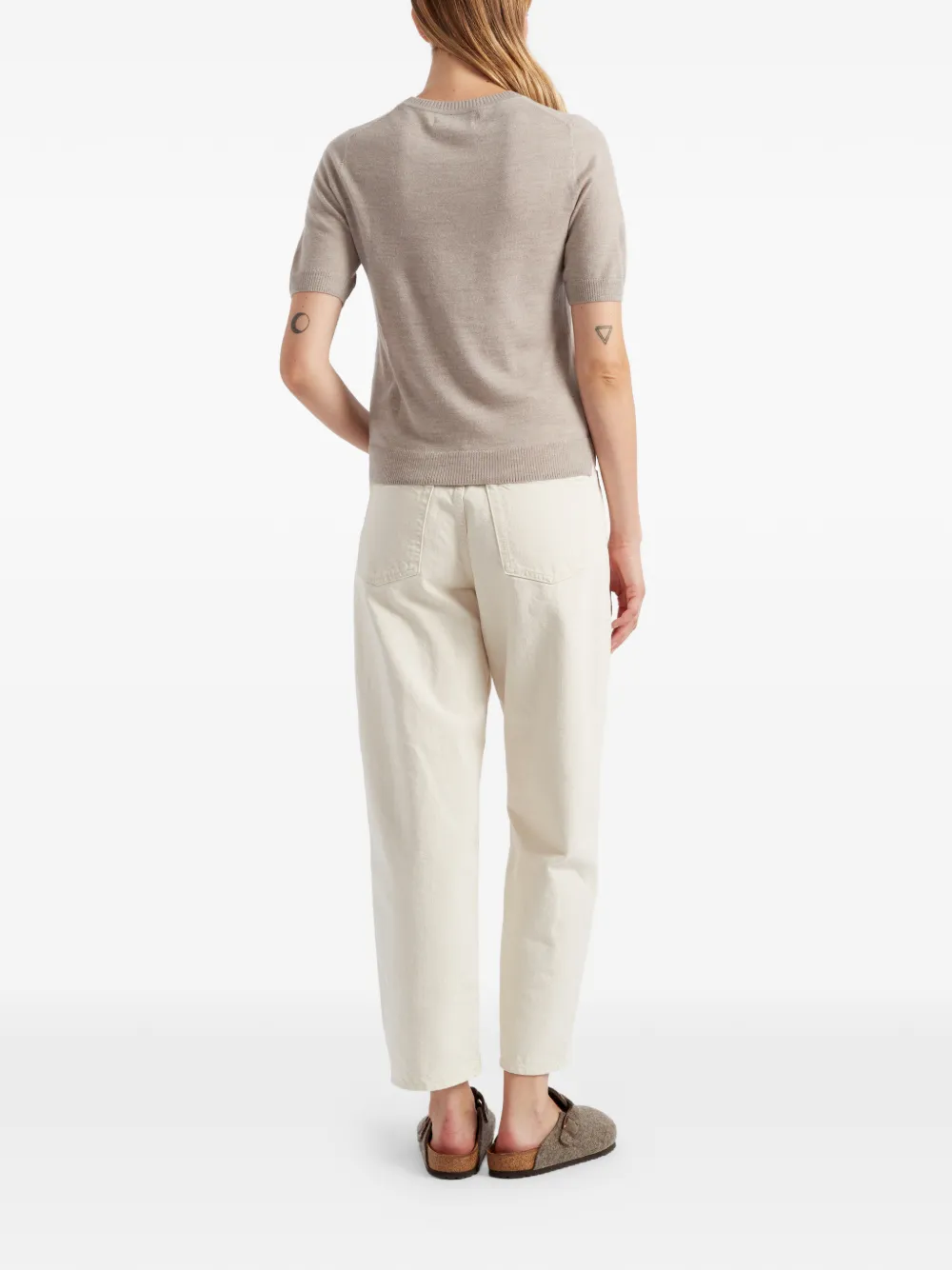  Chinti & Parker Merino T-shirt - Neutrals 