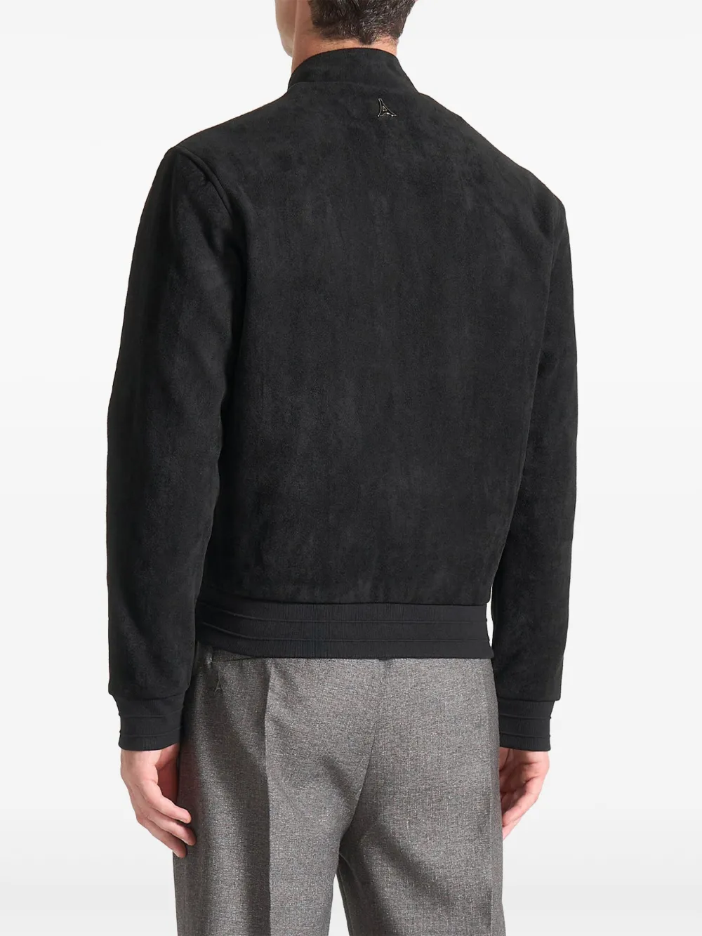 Manière De Voir Button-up bomberjack Zwart