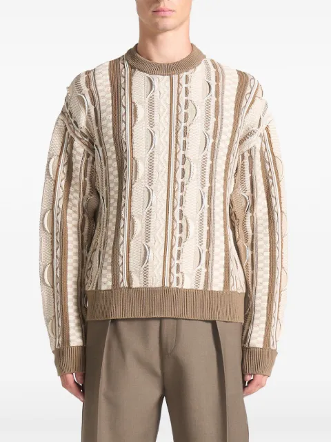 Manière De Voir crew-neck cotton sweater