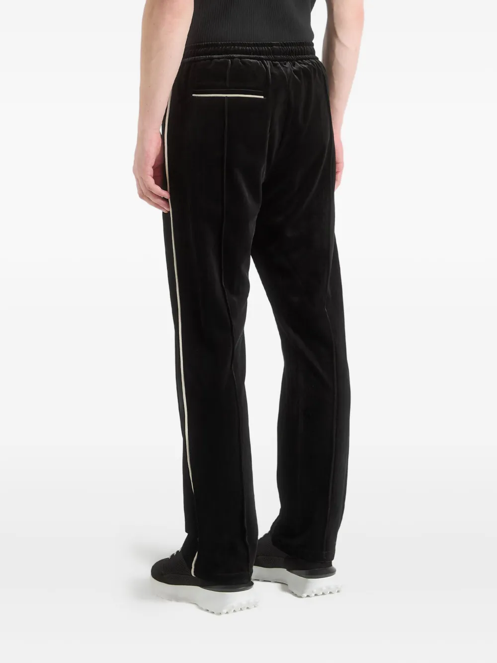 Manière De Voir Fluwelen trainingsbroek Zwart