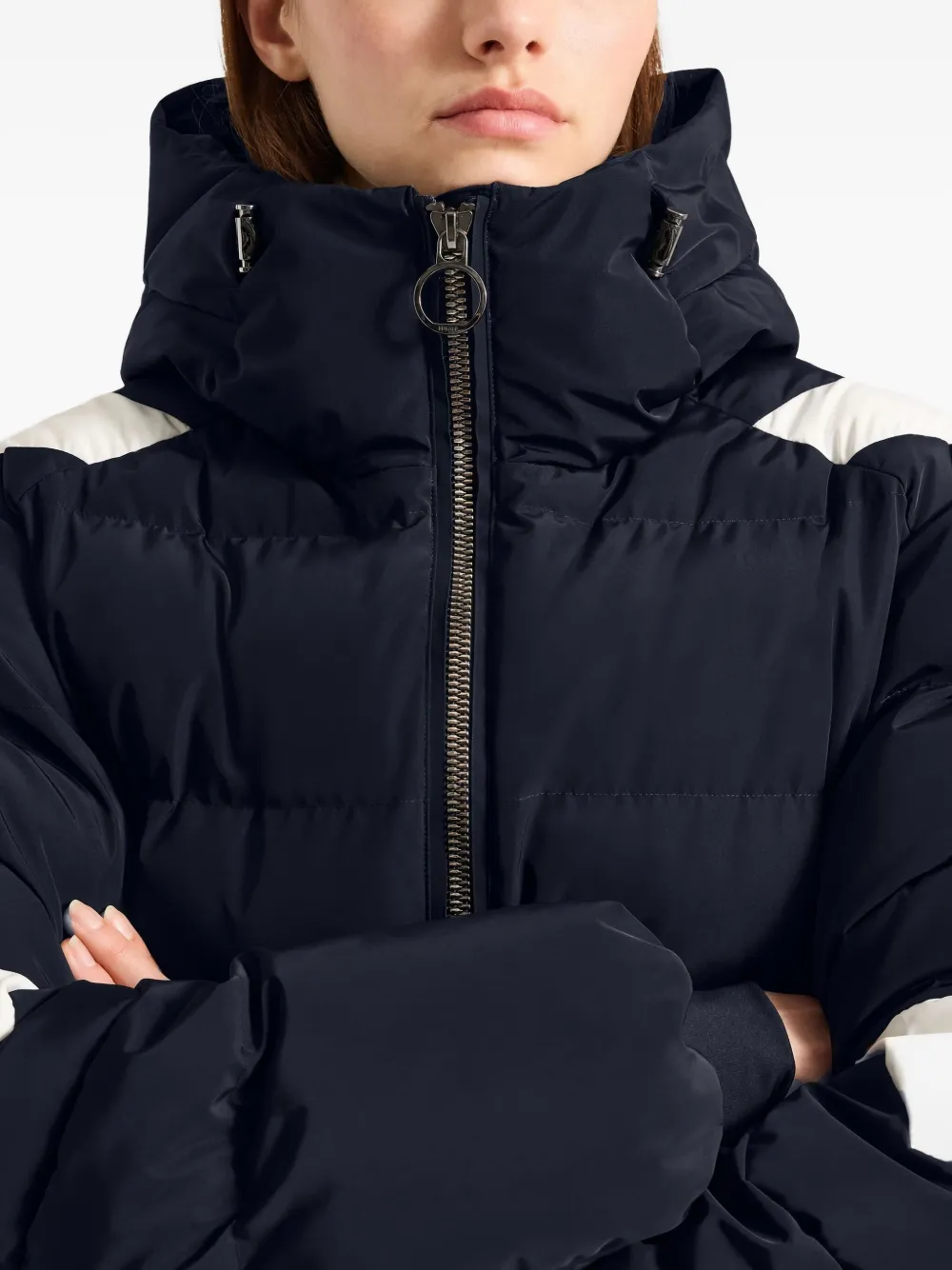 Fusalp Charloy Colourblock Hooded Ski Jacket In Blue