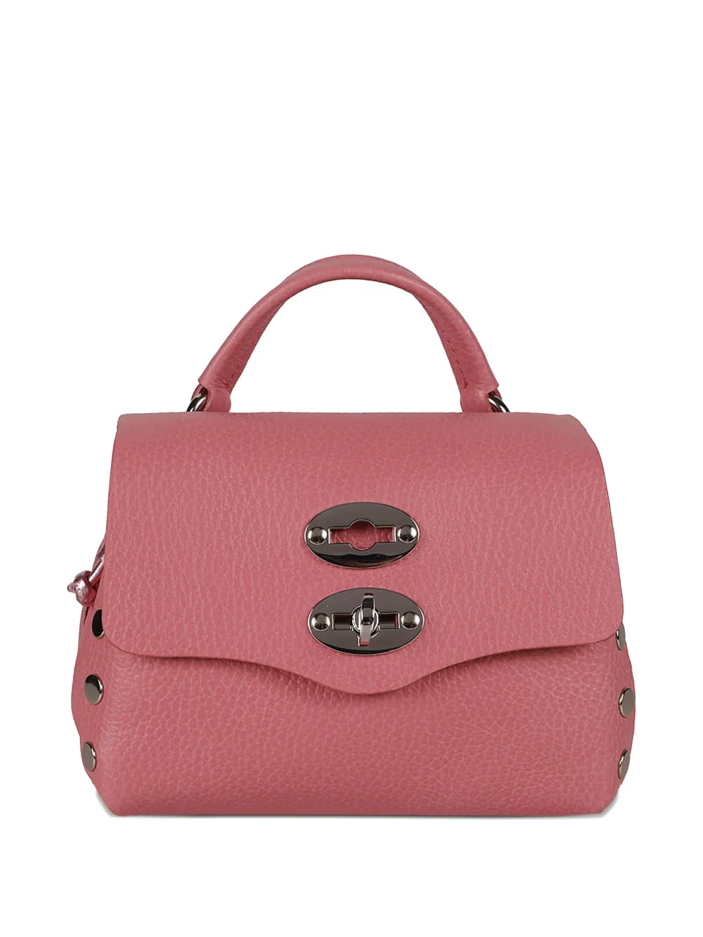 Zanellato Borsa a spalla POSTINA® mini con borchie - Rosa