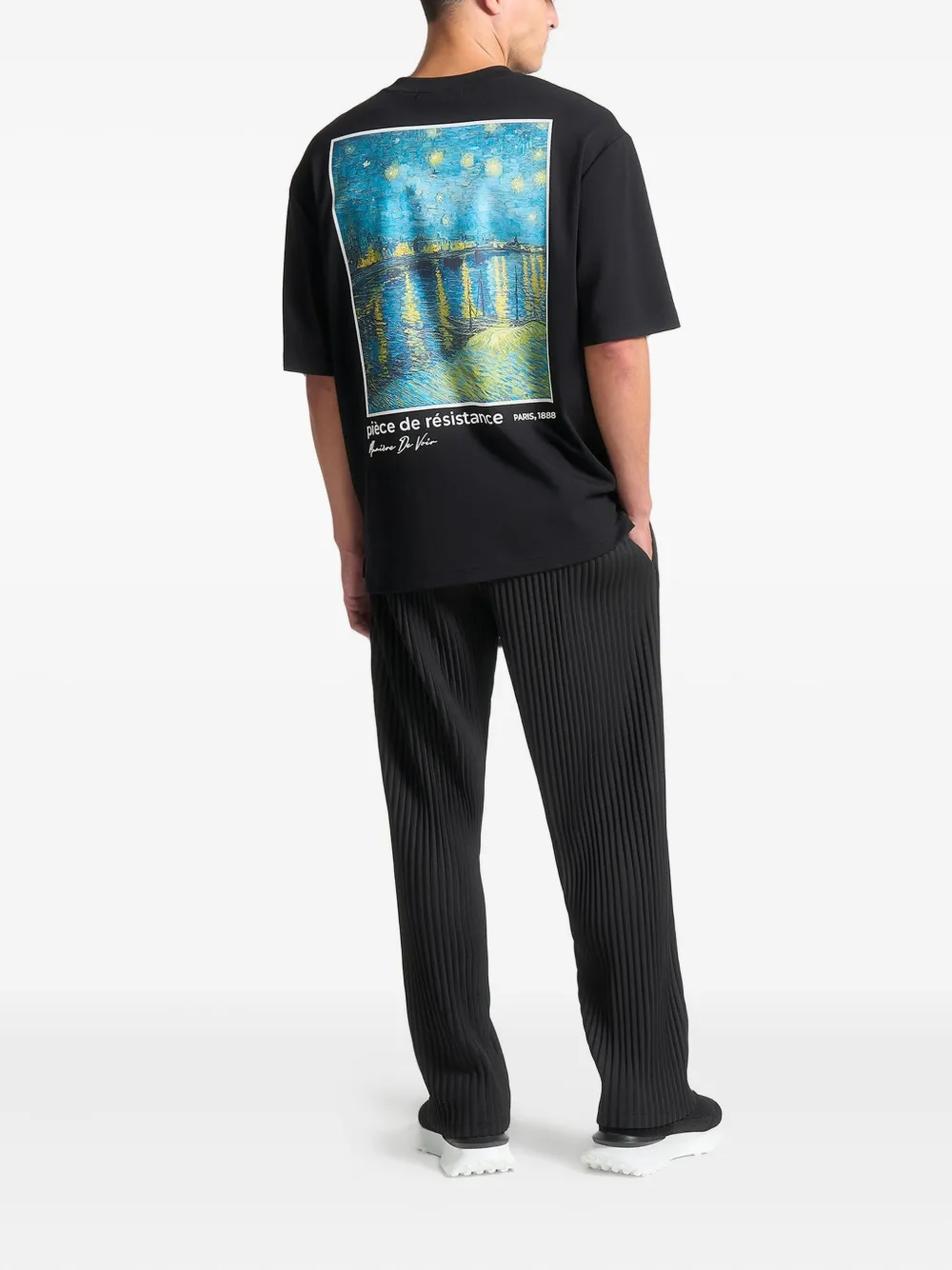 Manière De Voir Pièce De Résistance graphic-print T-shirt - Zwart