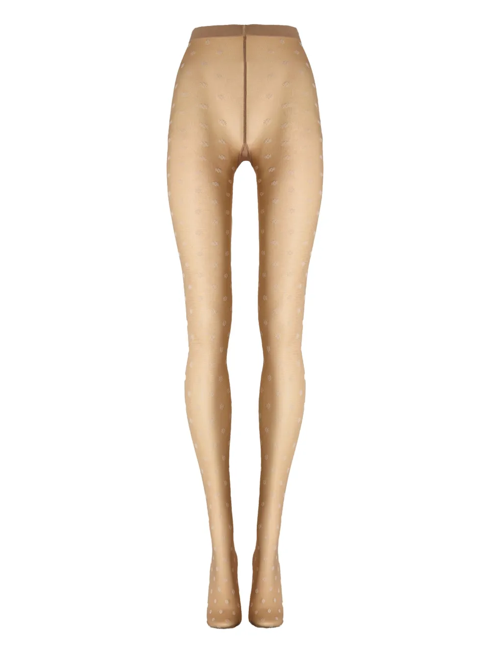 Wolford Strumpfhose mit Margeriten - Nude
