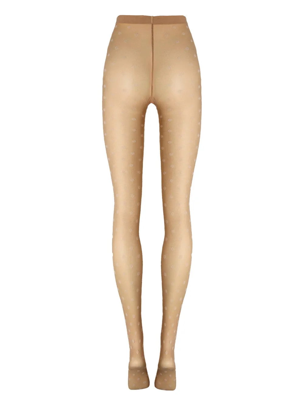 Wolford Daisy panty met bloemenprint Beige